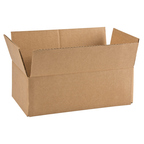 Boîte en carton ondul&eacute;, 12" lo x 6" la x 4" h, ondulations C Kelford
