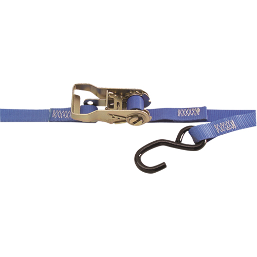 Heavy-Duty Utility Straps, S-Hook, 1" W x 15' L, 500 lbs. (230 kg) Working Load Limit Kelford