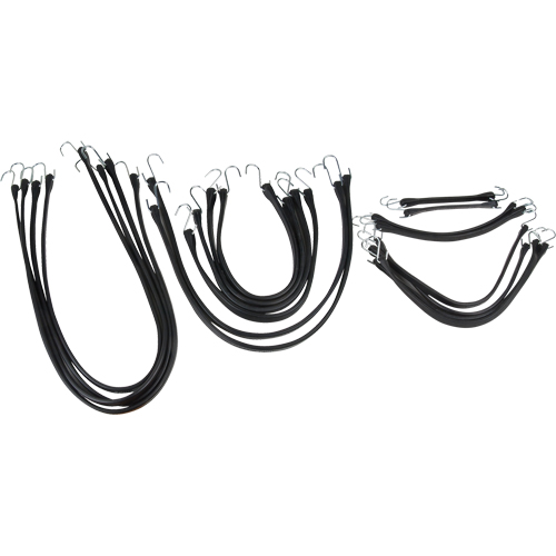 Rubber Tie Down Set, 9" Kelford