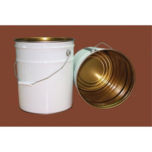 Seau avec couvercle, M&eacute;tal, 20 L Kelford