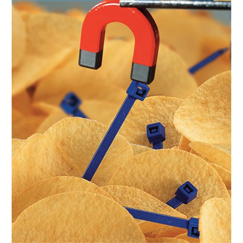 Attaches d&eacute;tectables pour c&acirc;bles, 15-2/5" lo, R&eacute;sistance &agrave; la traction 50 lb Kelford
