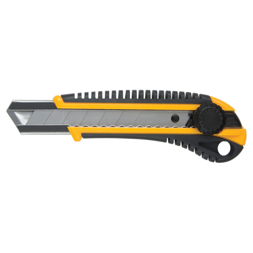 Couteau ATK800, 25 mm, Acier au carbone, Robuste, Prise en Caoutchouc Kelford