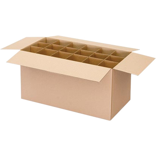 Boîte d'exp&eacute;dition pour cannettes a&eacute;rosols, 12-1/4" lo x 9-3/16" la x 10-5/16" h, ondulations C Kelford