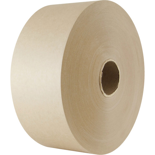 Water-Activated Paper Tape, 102 mm (4") x 183 m (600'), Kraft Kelford
