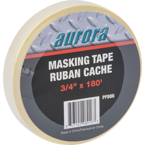 General Purpose Masking Tape, 18 mm (3/4") x 55 m (180'), Beige Kelford