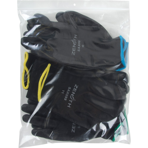 Poly Bags, Reclosable, 12" x 10", 2 mils Kelford