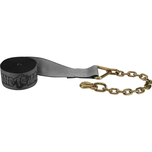 Winch Strap with Chain Anchor Kelford