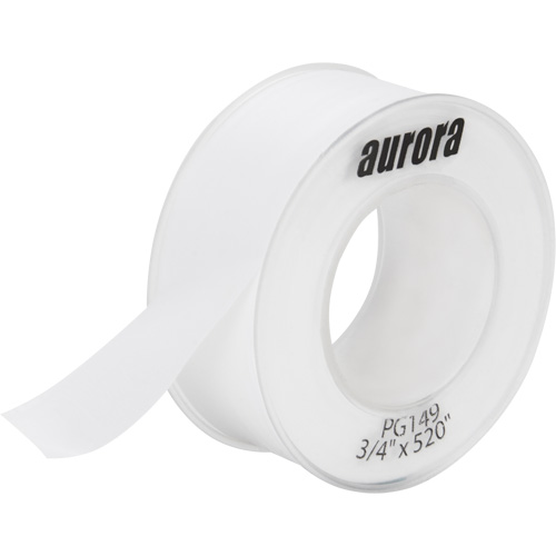 Ruban d'&eacute;tanch&eacute;it&eacute; en t&eacute;flon, 520" lo x 3/4" la, Blanc Kelford