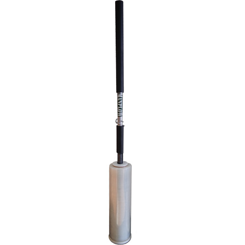 Long Handle Stretch Wrap Dispenser, Fits Rolls 12"-18" Kelford