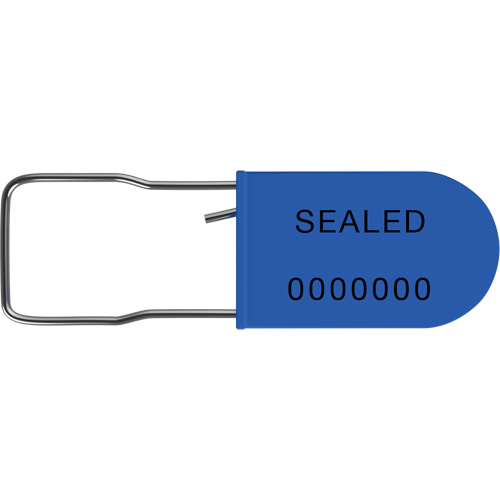 UniPad S Security Seals, 1-1/2", Metal/Plastic, Padlock Kelford