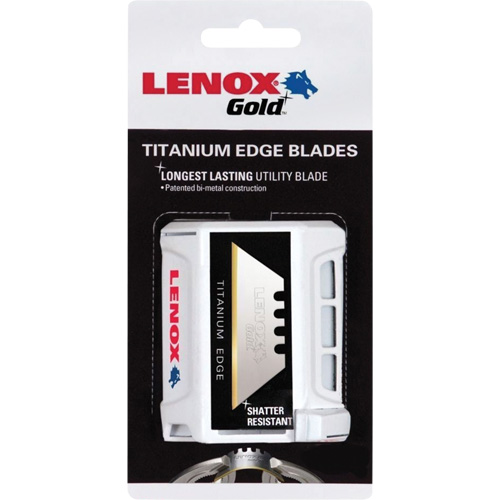 Lenox Gold&reg; Utility Knife Blades, Single Style Kelford