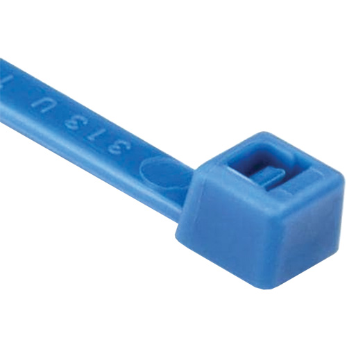 Attaches de c&acirc;bles s&eacute;rie T, Longueur 8", R&eacute;sistance &agrave; la traction 50 lb, Bleu Kelford