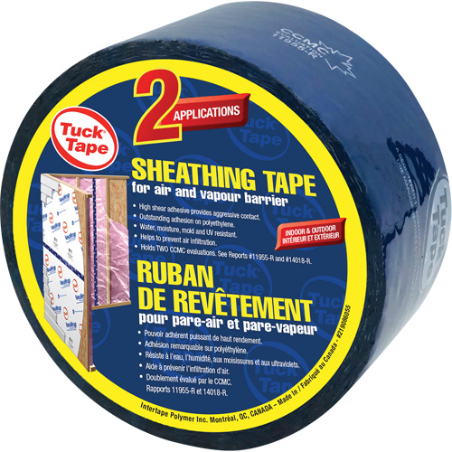 Ruban de rev&ecirc;tement pour entrepreneurs, 60 mm (2-3/8") x 0,0 m (0,0'), Bleu Kelford