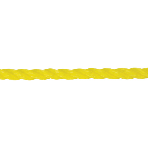 1/4" Braided Yellow Rope, Polypropylene, 1300' Kelford