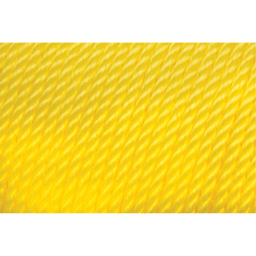 1/4" Braided Yellow Rope, Polypropylene, 1300' Kelford