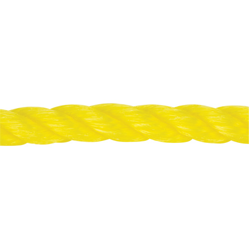 Corde jaune tress&eacute;e 1/2", Polypropyl&egrave;ne, 335' Kelford