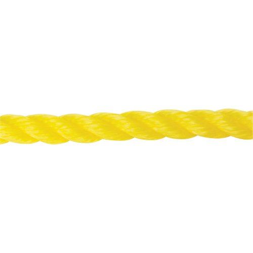 Corde jaune tress&eacute;e 5/8", Polypropyl&egrave;ne, 200' Kelford