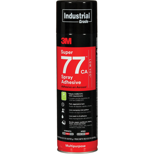 Super 77 Multi-Purpose Spray Adhesive, Aerosol Can Kelford