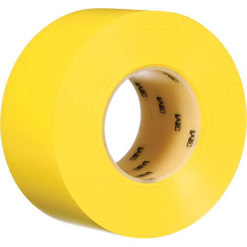 Durable Floor Marking Tape 971, 3" x 108', Vinyl, Yellow Kelford
