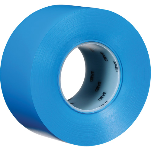 Durable Floor Marking Tape 971, 3" x 108', Vinyl, Blue Kelford