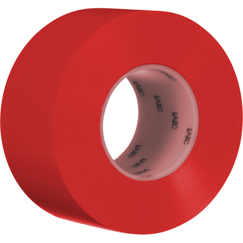 Durable Floor Marking Tape 971, 3" x 108', Vinyl, Red Kelford