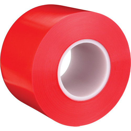 Durable Floor Marking Tape 971, 4" x 108', Vinyl, Red Kelford
