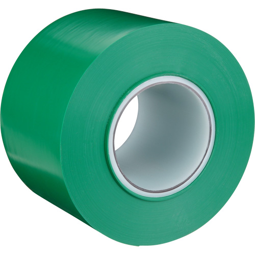 Durable Floor Marking Tape 971, 4" x 108', Vinyl, Green Kelford