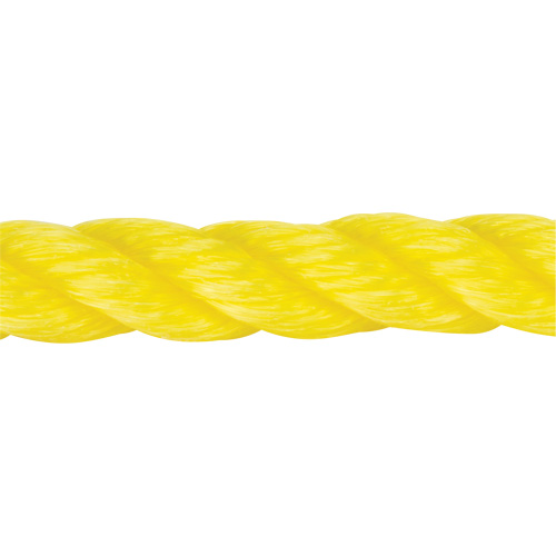Braided Yellow Rope, Polypropylene, 144' Kelford