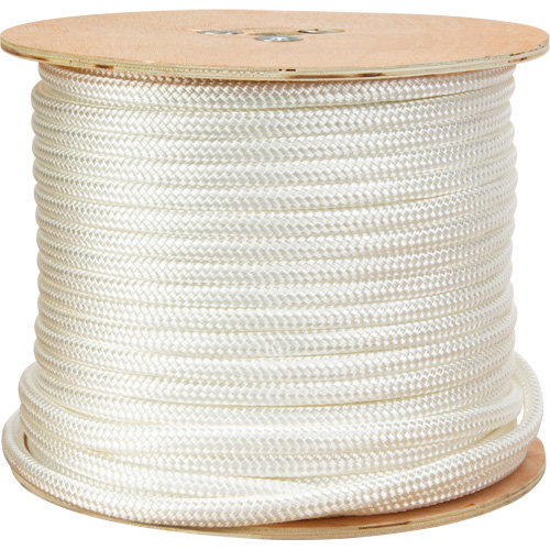 Corde blanche tress&eacute;e, Nylon, 250' Kelford