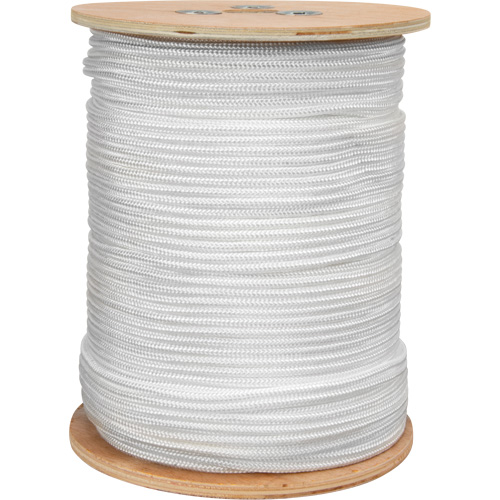 Corde blanche tress&eacute;e, Nylon, 250' Kelford