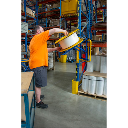 Strapping Dispenser, Polyester/Steel/Polypropylene Straps, 16"/8" Core Dia., 3"/8"/6" Roll Width Kelford