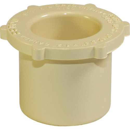 R&eacute;duction m&acirc;le-femelle pour tuyau Flowguard Gold, 3/4" x 1/2", Chantepleure x noeud, PVC-C Kelford