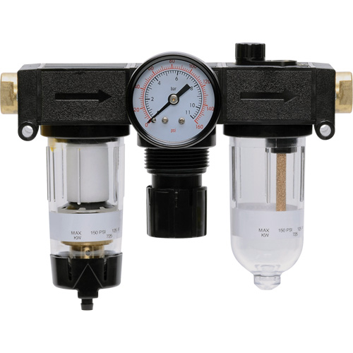 Filtre, d&eacute;tendeur & lubrificateur Modulair 200, 1/4" NPTF Kelford