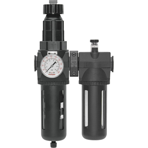 Filtre/d&eacute;tendeur & lubrificateur Modulair 400 avec jauge & bol standard, 1/2" NPTF Kelford