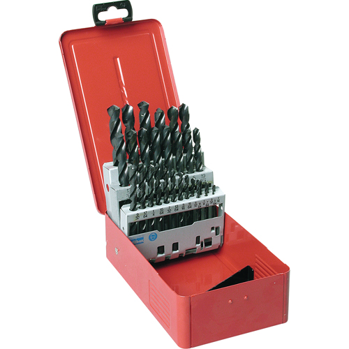 Jobber Length Drill Set, 11 Pieces, High Speed Steel Kelford