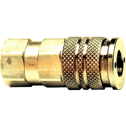 Automatic One-Handed Quick Disconnect, Brass, 1/4" x 3/8" Kelford