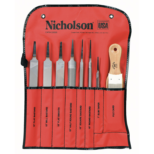 8-Piece Machinist File Set, 8 Pcs Kelford
