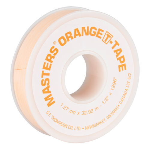 T-Tape, 1296" L x 1/2" W, Orange Kelford