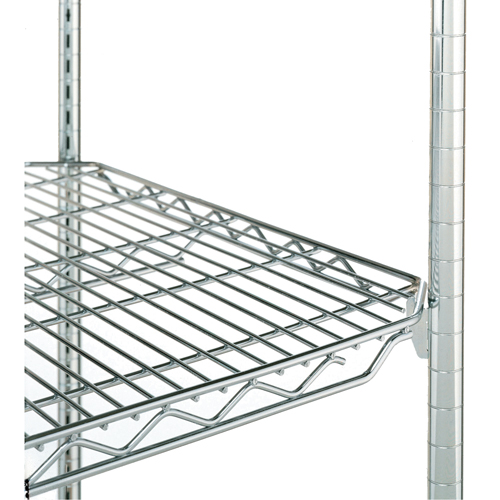 Qwikslot Adjustable Shelving Unit, 4 Tiers, 48" W x 54" H x 24" D Kelford