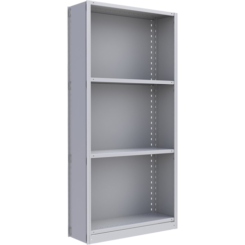 Interlok Shelving Unit, Steel, Boltless, 800 lbs. Capacity, 36" W x 76" H x 24" D Kelford
