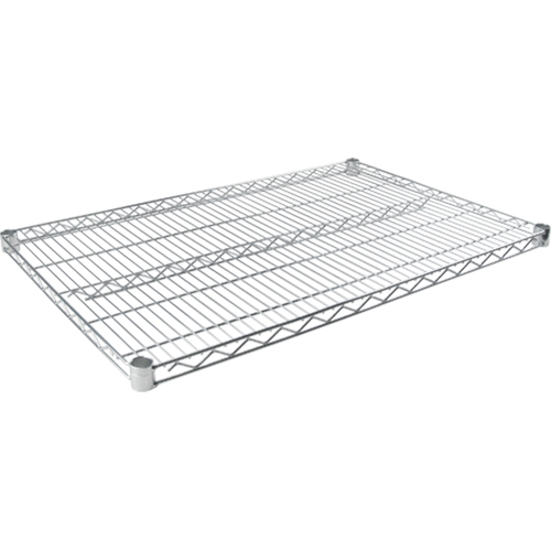 Wire Shelf for Heavy-Duty Chromate Wire Shelving, 48" W x 18" D, 800 lbs. Capacity Kelford