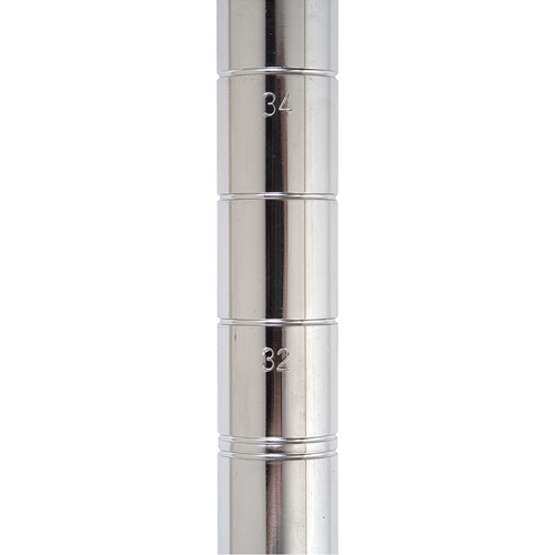 Standard-Duty Chromate Wire Shelving Post, 74" H Kelford