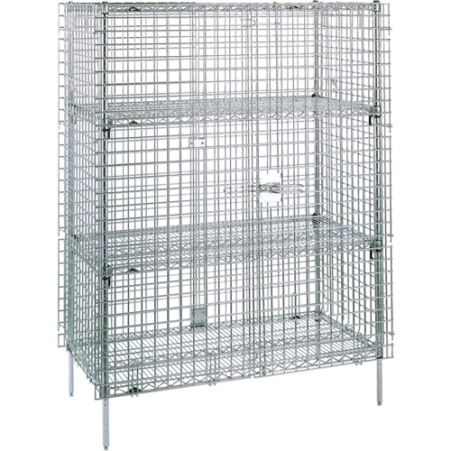 Security Carts, 5 Tiers, 38-1/2" W x 66-13/16" H x 21-1/2" D Kelford