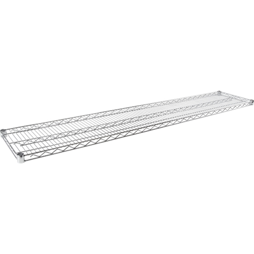 Wire Shelf for Heavy-Duty Chromate Wire Shelving, 30" W x 18" D, 800 lbs. Capacity Kelford