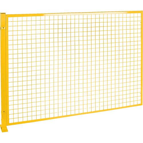 Mesh Style Perimeter Guard, 4' H x 8' W, Yellow Kelford