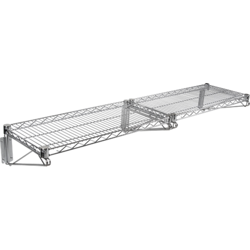 Ensemble d'&eacute;tag&egrave;re murale en treillis, Double Support, 200 lb Capacit&eacute;, 14" p Kelford