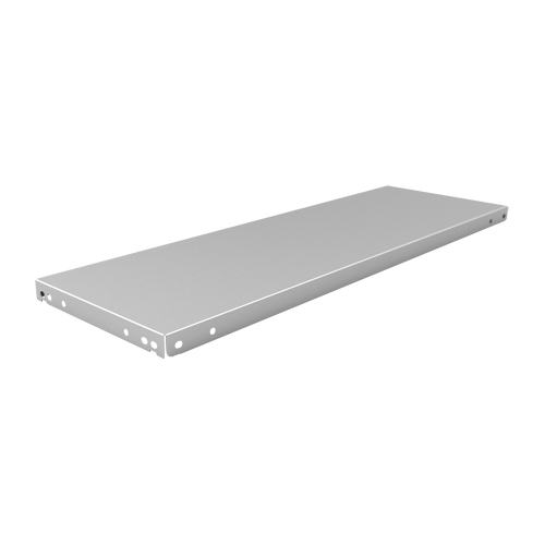 Slotted Angle Shelf, Galvanized Steel, 48" W x 12" D Kelford