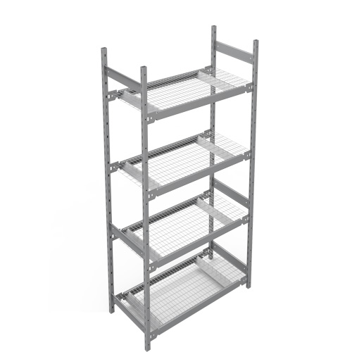 Wide Span Storage Shelving, Steel, Boltless, 1340 lbs. Capacity, 42" W x 84" H x 18" D Kelford