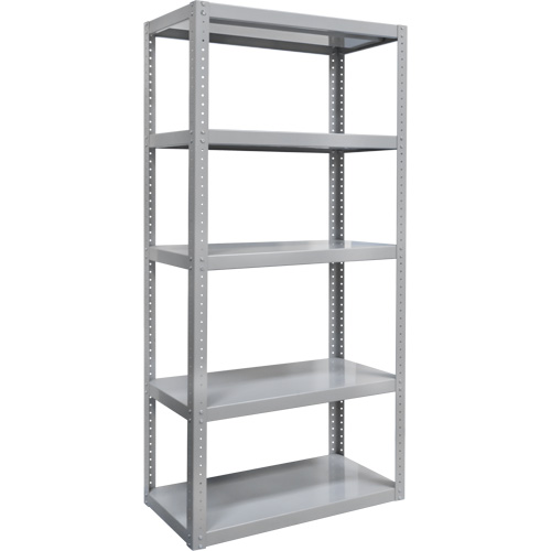 Heavy-Duty Shelving, Steel, Bolted, 3000 lbs. Capacity, 36" W x 72" H x 24" D Kelford