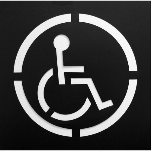 Safety Sign Stencils, English, 15.5" x 15.5" Kelford